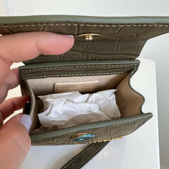 Embossed Suede Le Chiquito Mini Bag Jacquemus - Picture 7 of 7